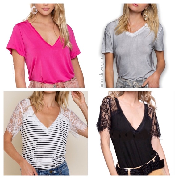 POL Pink Premium Tee Buttery Soft Relaxed Fit - Picture 15 of 16